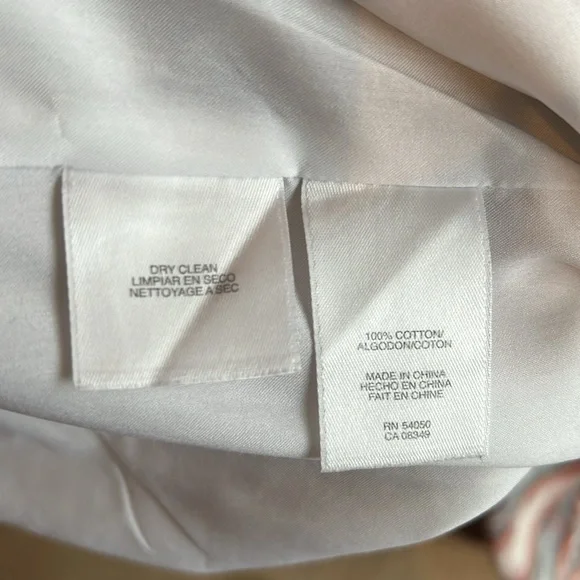 Anne Klein white & tan sleeveless career dress size 6. - Picture 9 of 9